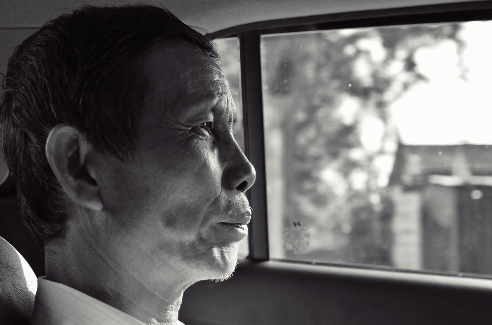 Nikon D7000 sample photo. People, black-white photograph, uncle photography