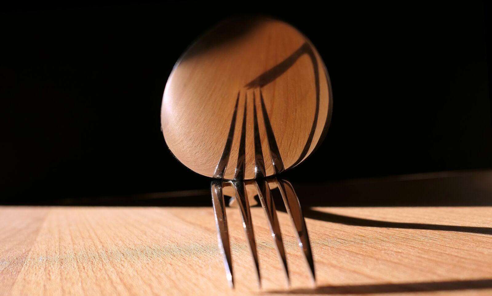 Panasonic Lumix DMC-LX10 (Lumix DMC-LX15) sample photo. Fork, spoon, cutlery photography