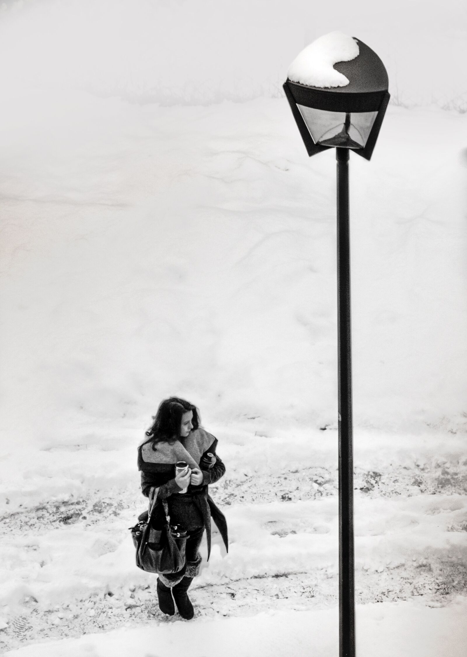 Nikon D7100 sample photo. Girl, snow, winter photography