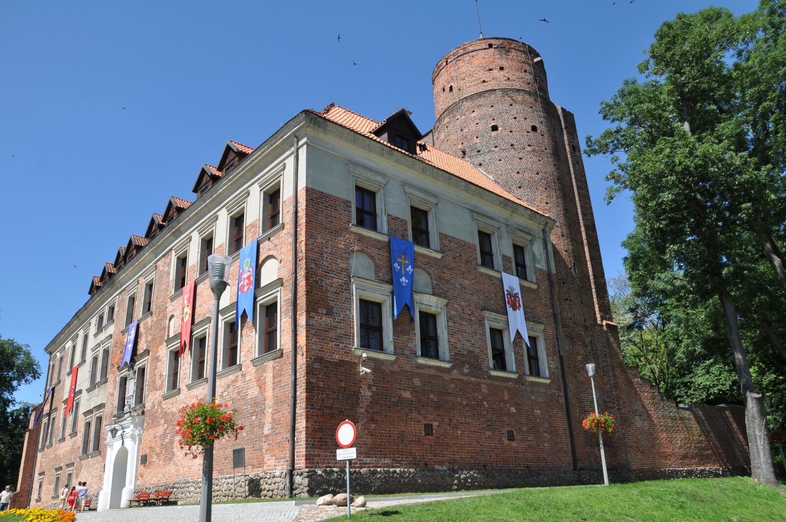 Nikon D5000 sample photo. Poland, uniejów, castle photography