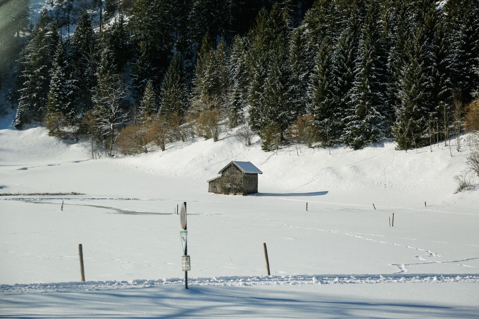 Canon EF 24-105mm F4L IS USM sample photo. Winter, snow, landscape photography