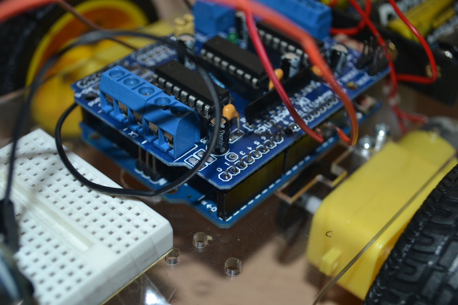 Nikon D3100 sample photo. Adafruit, controller, arduino photography