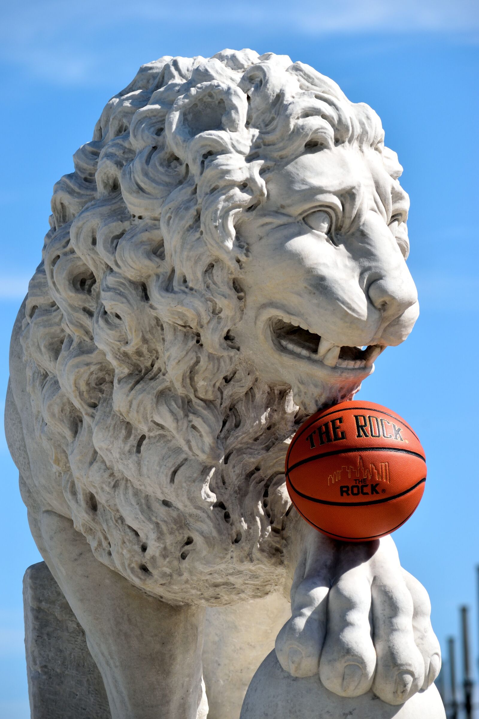 Nikon D3300 sample photo. Lion sculpture, statue, monument photography