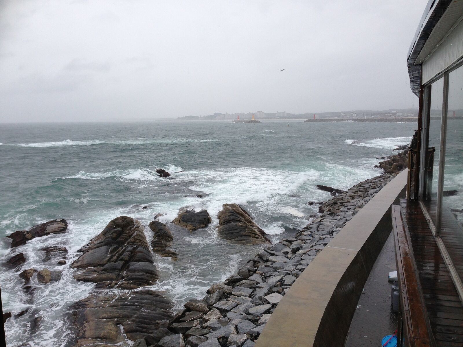 iPhone 5 back camera 4.12mm f/2.4 sample photo. Typhoon, landscape, non photography