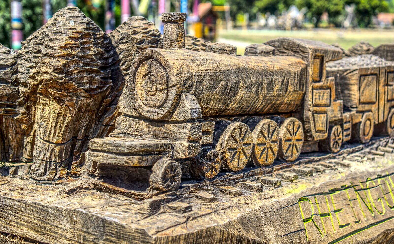 Sony a6000 + Sony E 35mm F1.8 OSS sample photo. Train, railway, wood photography