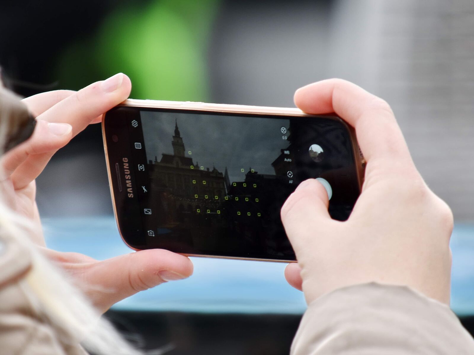 Nikon D5500 sample photo. Camera, focus, hands, mobile photography