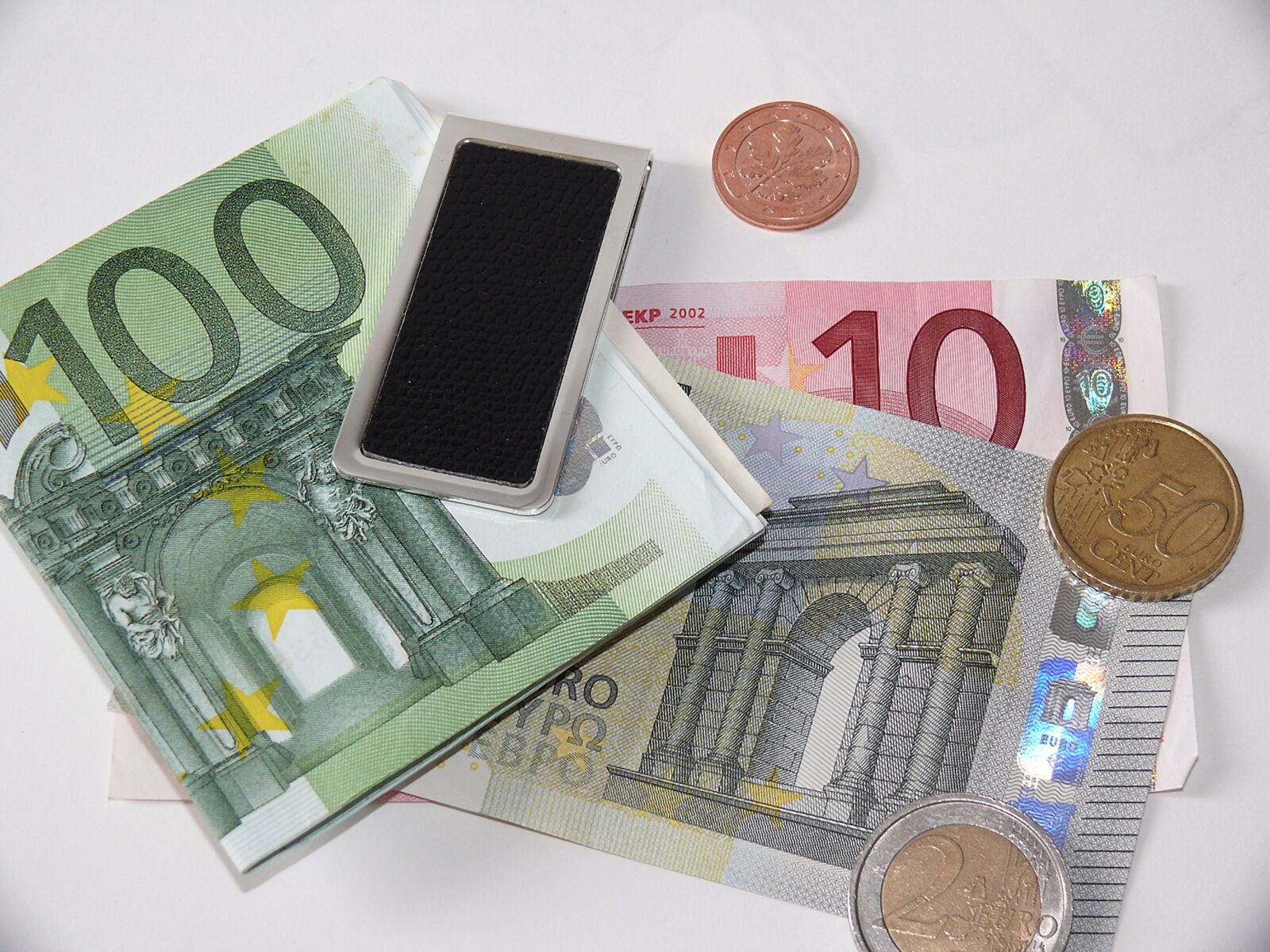 Leica V-LUX 1 sample photo. Euro, euro cent, cash photography