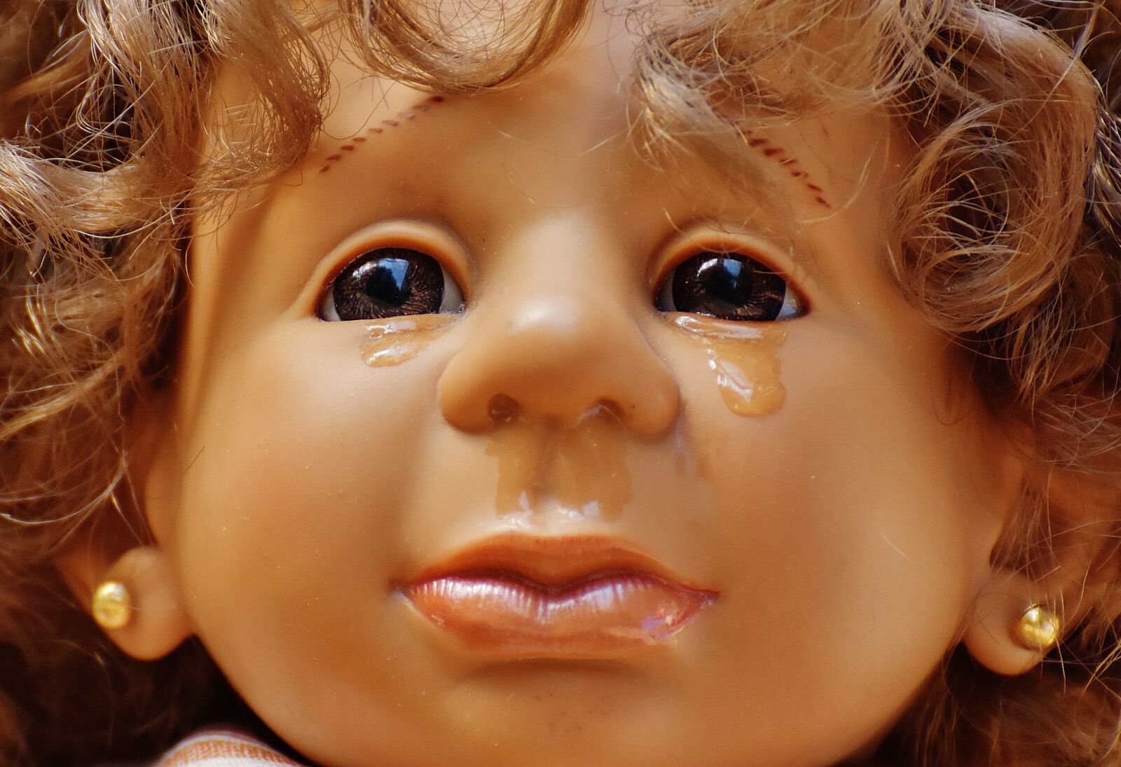 Nikon D7200 sample photo. Doll, girl, cry photography