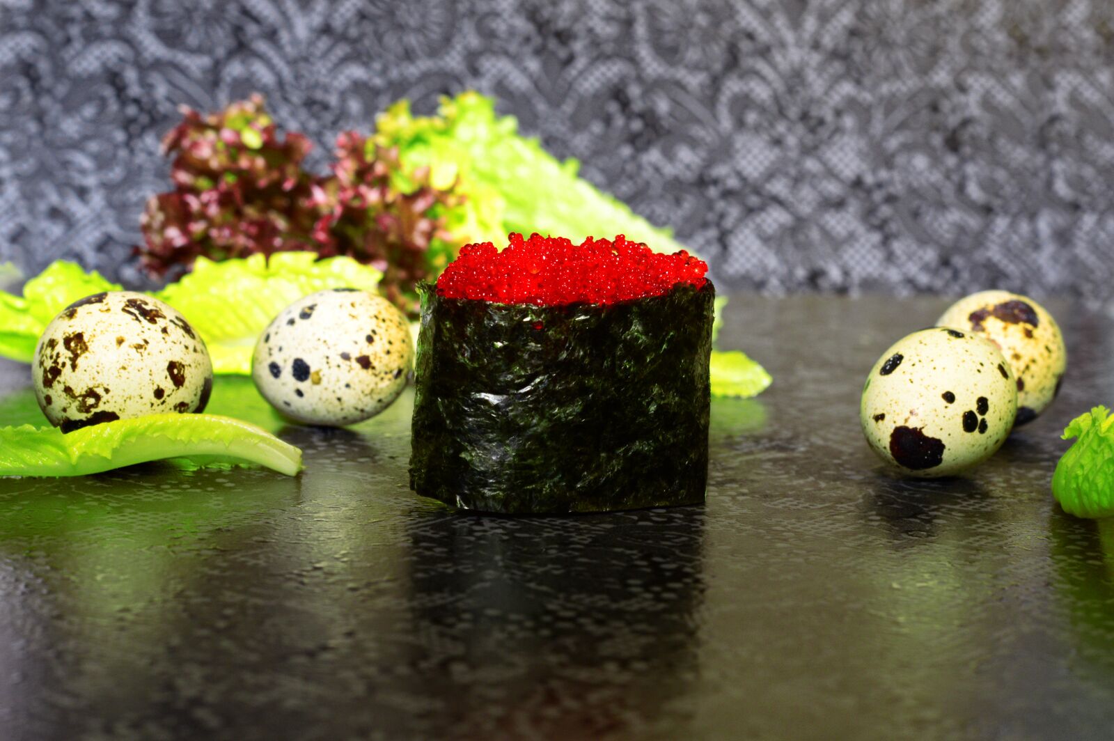 Nikon D3200 sample photo. Rolls, sushi, restaurant photography