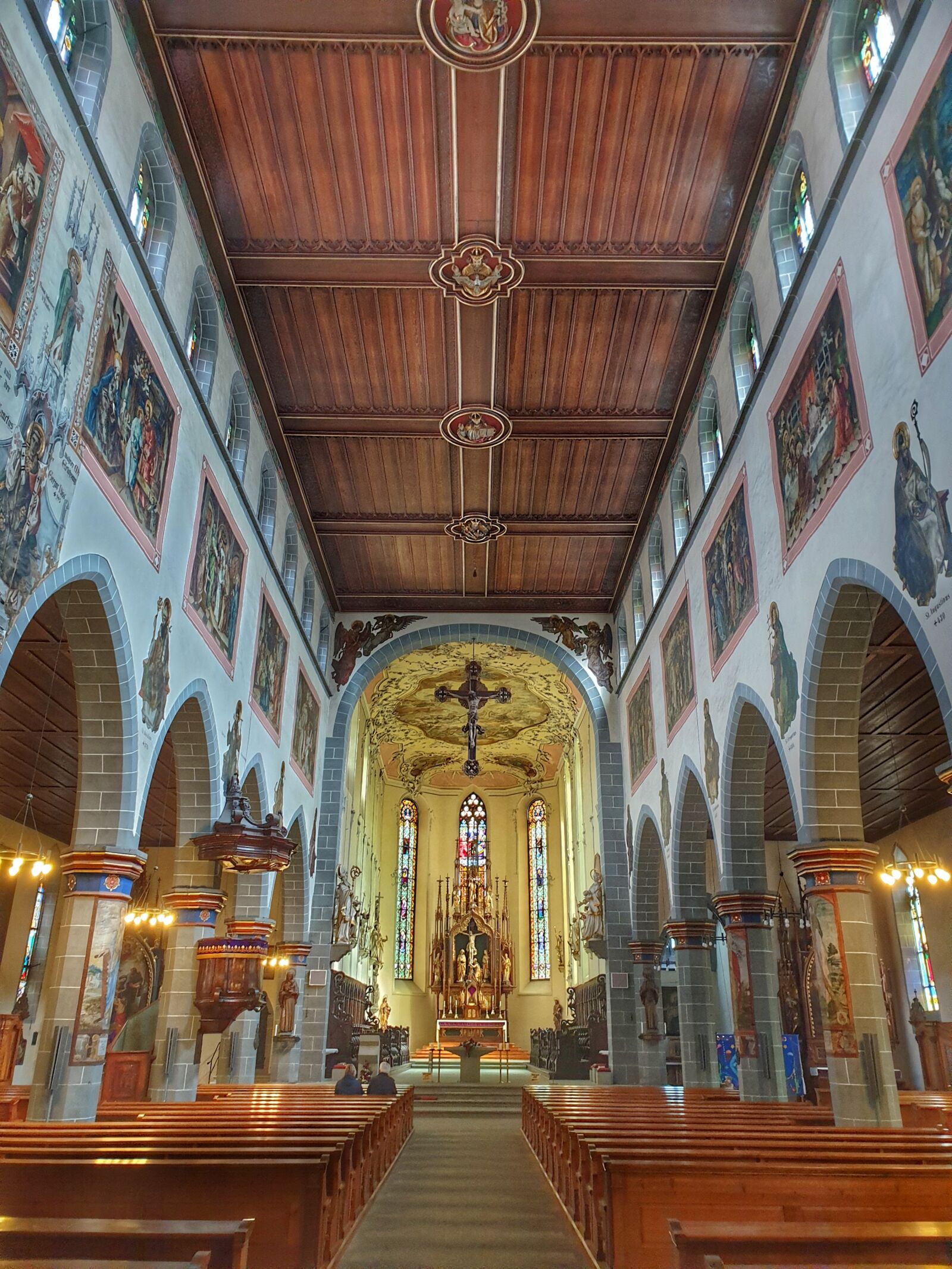 Samsung Galaxy S9 sample photo. Lake constance, church, hdr photography