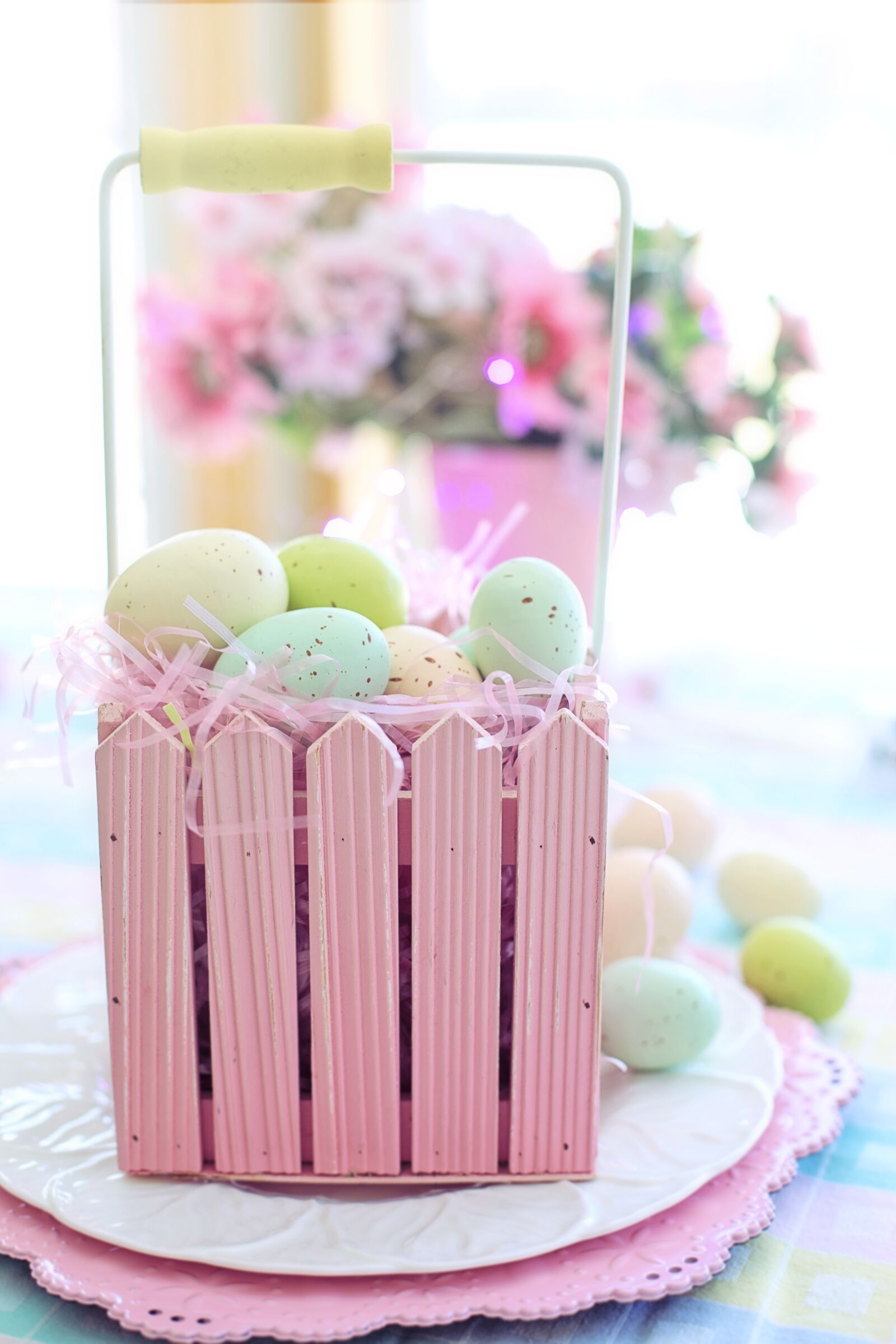 Canon EF 50mm F1.4 USM sample photo. Easter, eggs, pastels photography