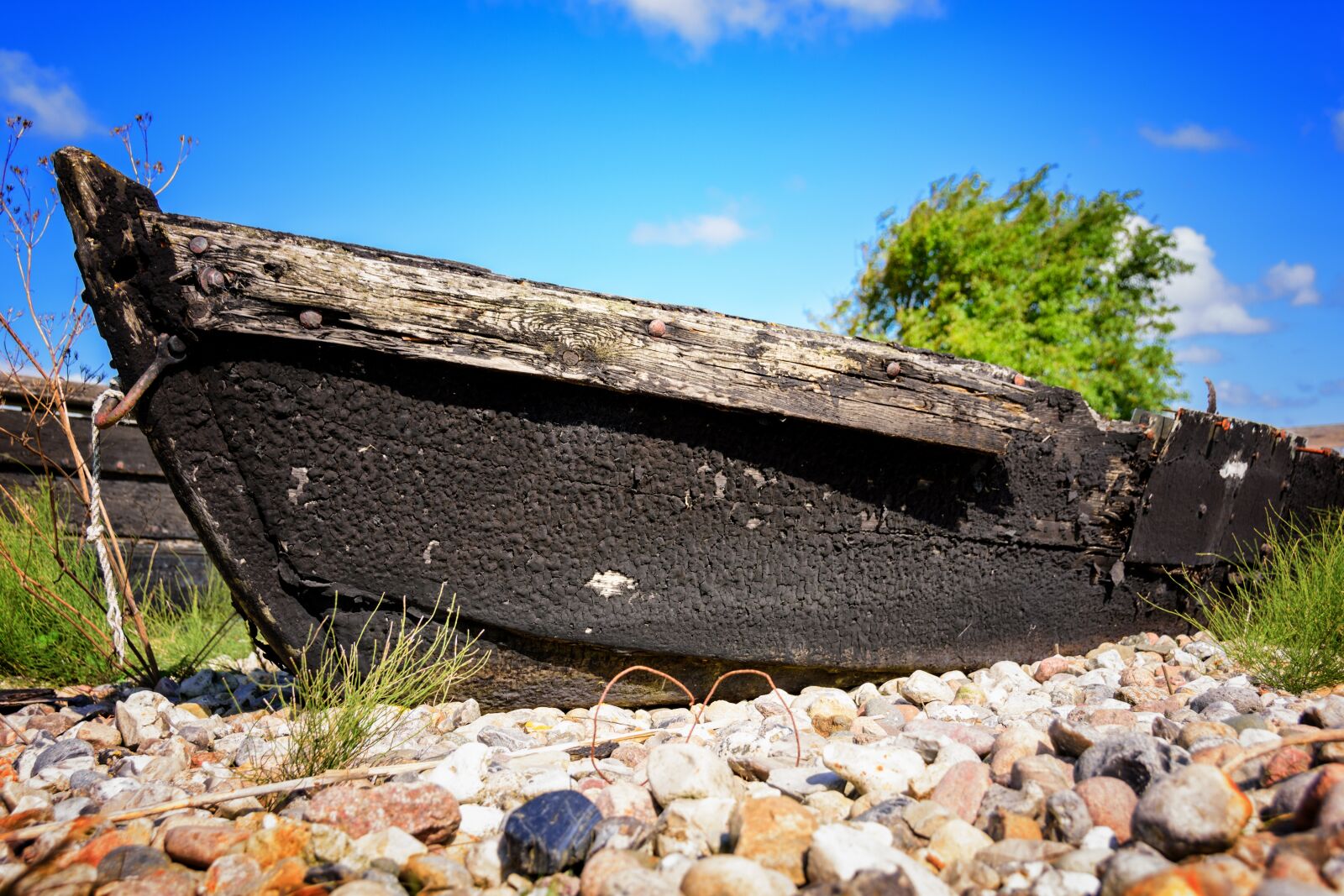 Nikon D7200 sample photo. Boat, burned, coast photography