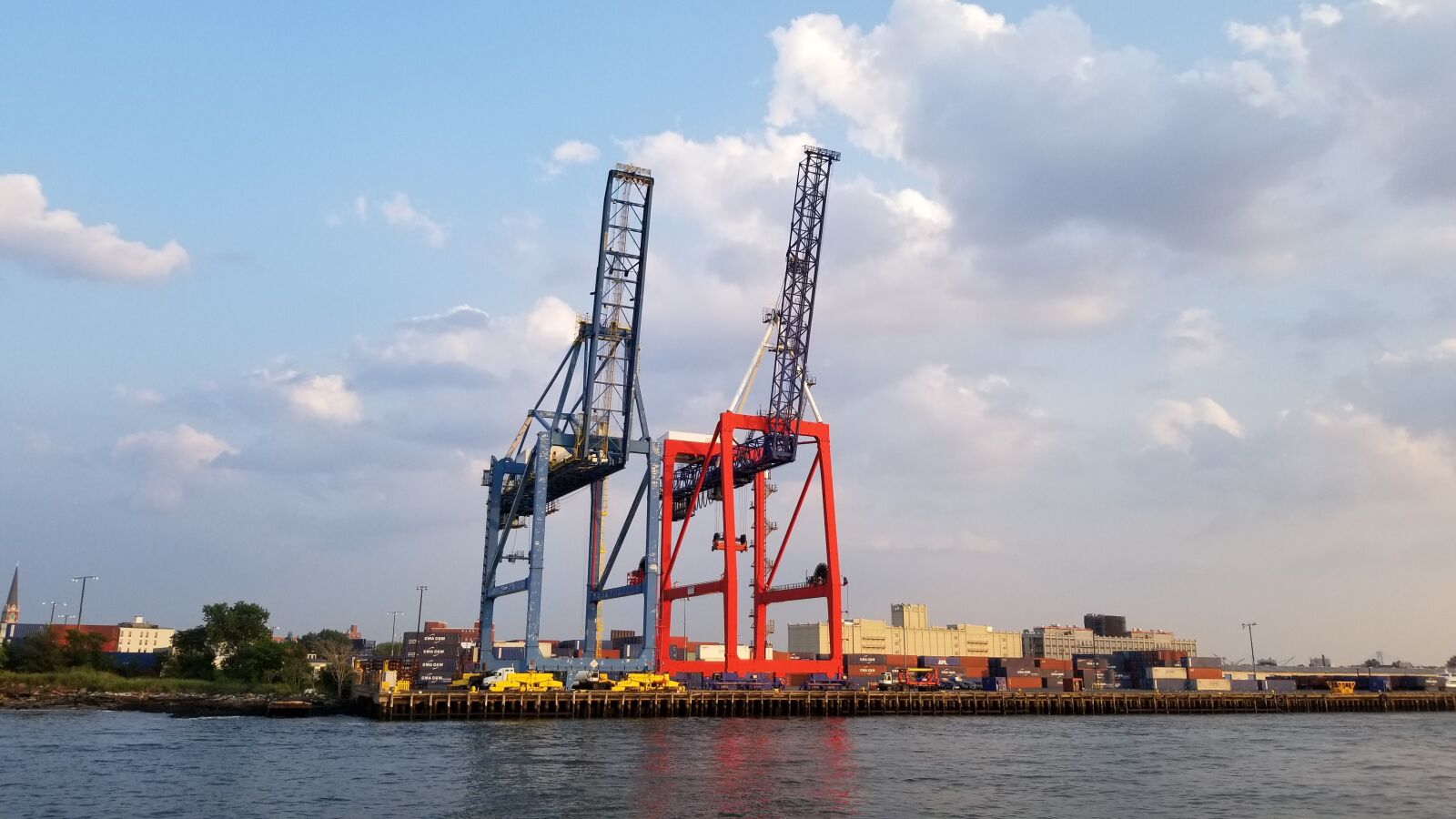 Samsung Galaxy S8 sample photo. Industrial, port, nyc photography