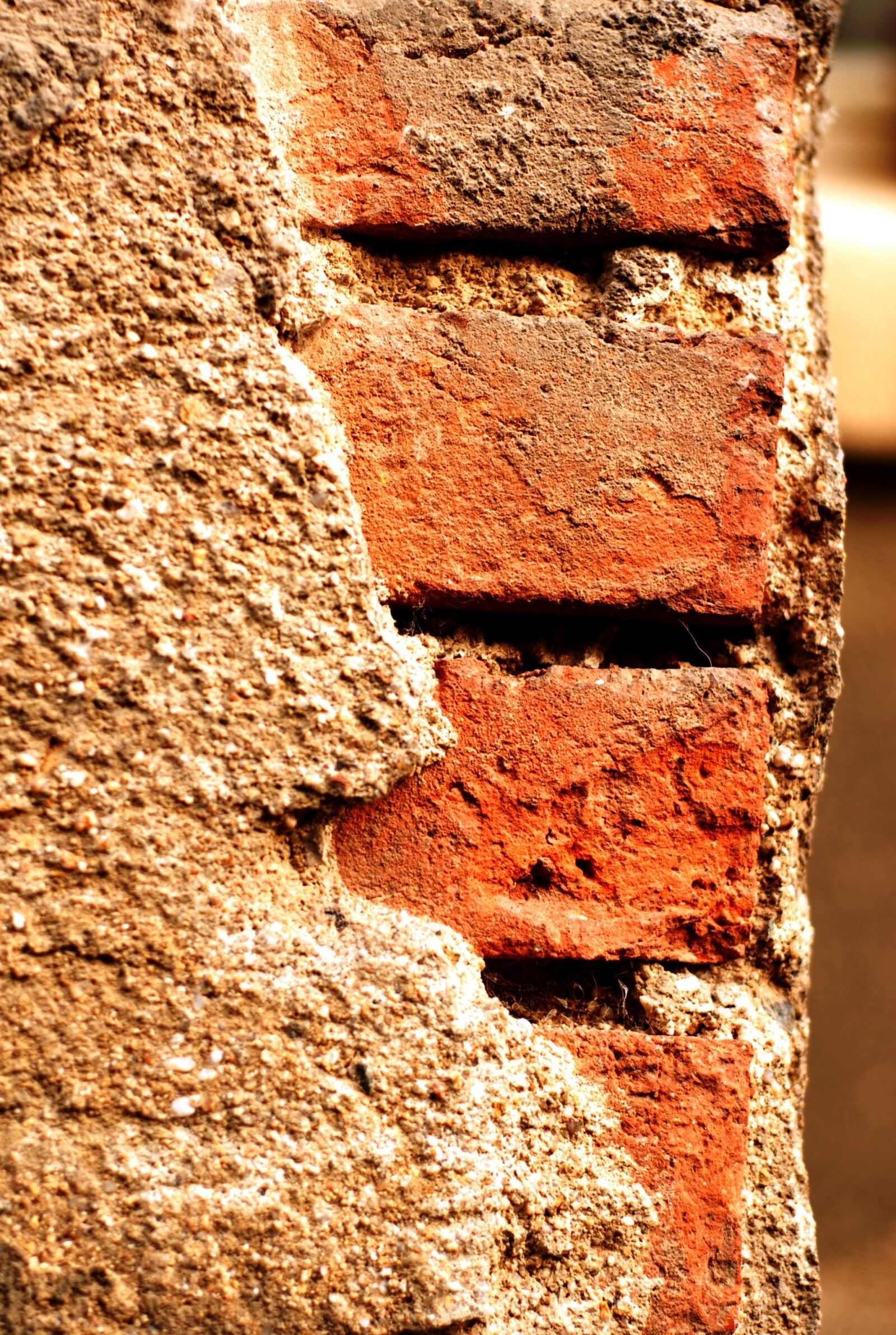 Nikon D200 sample photo. Bricks, corner, plaster photography