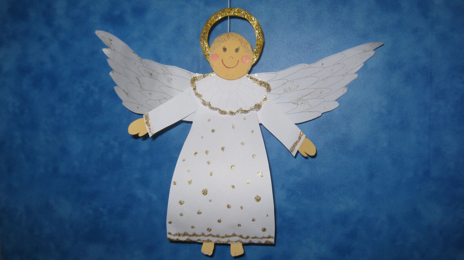 Canon PowerShot A480 sample photo. Angel, paper, christmas photography