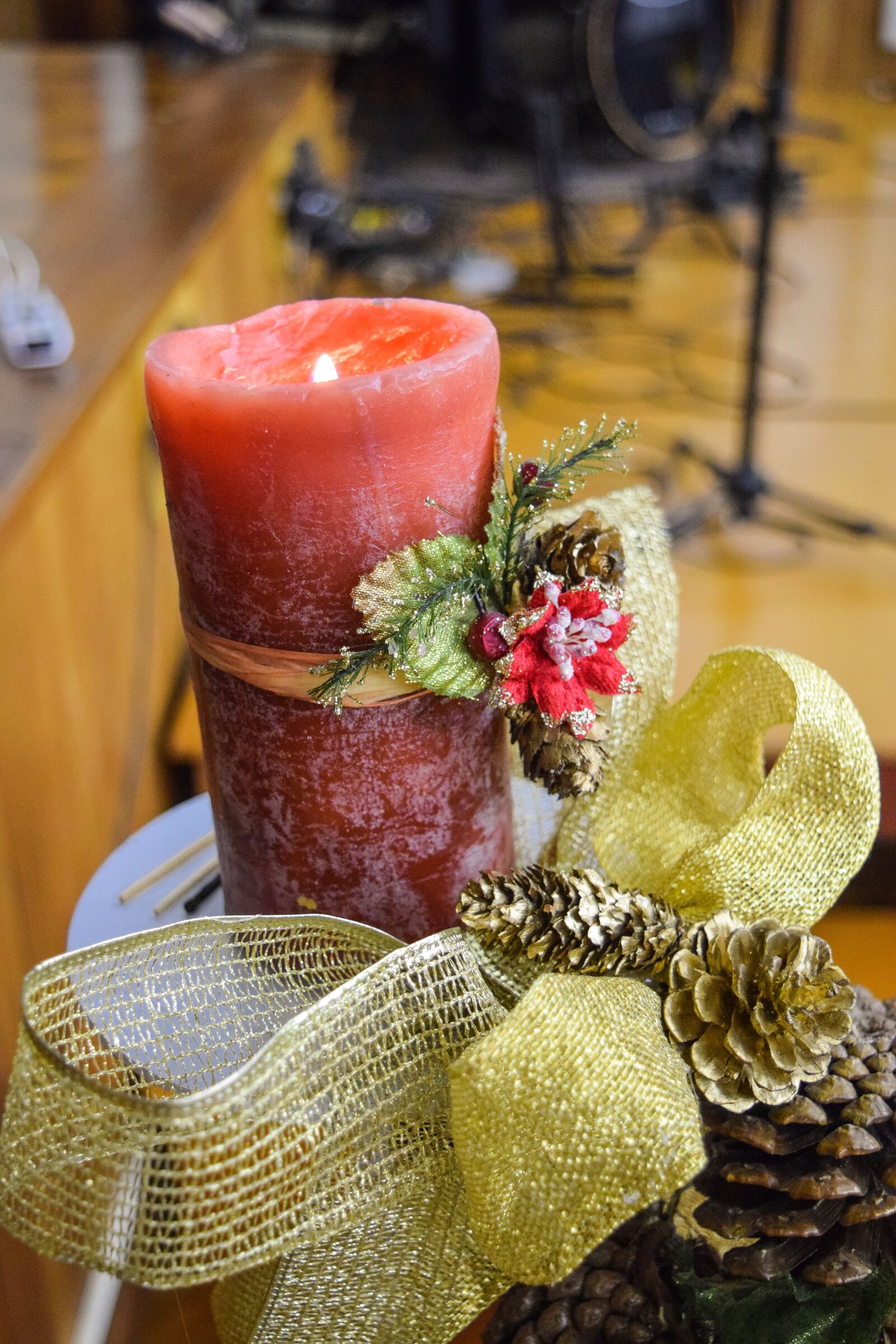 Nikon D5300 sample photo. Candle, christmas, ornament photography