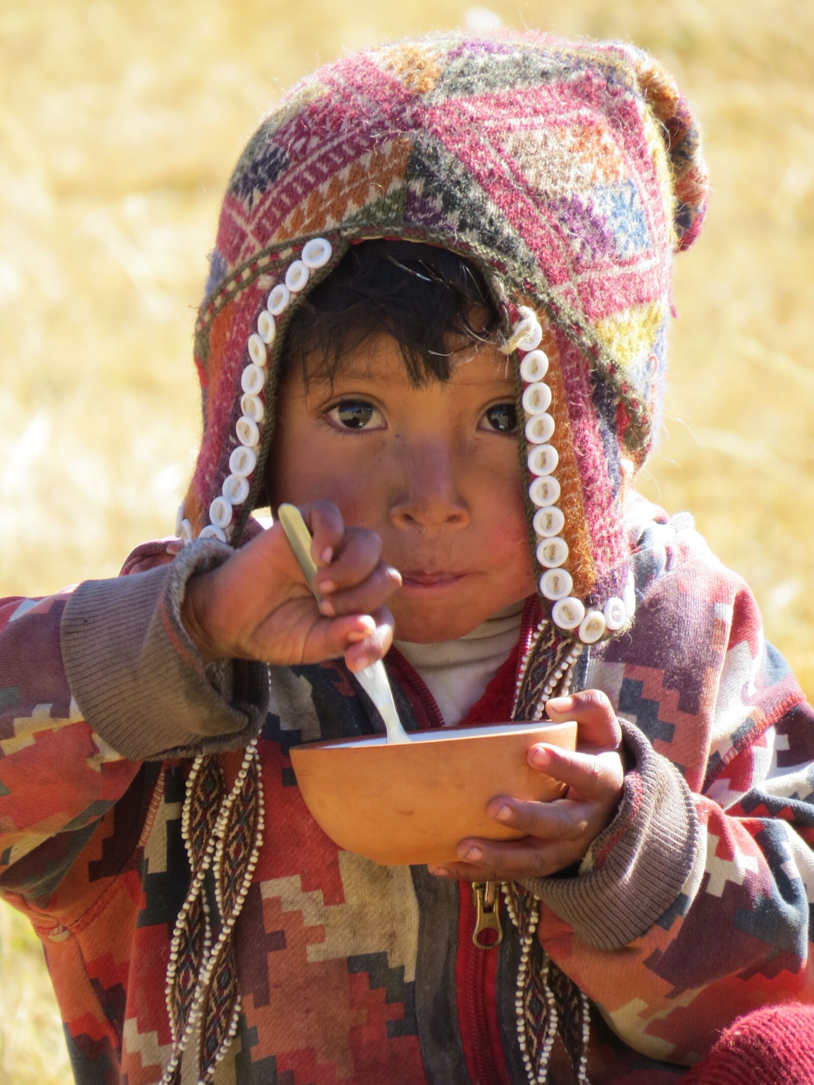 Canon PowerShot SX50 HS sample photo. Peru, boy, costume photography
