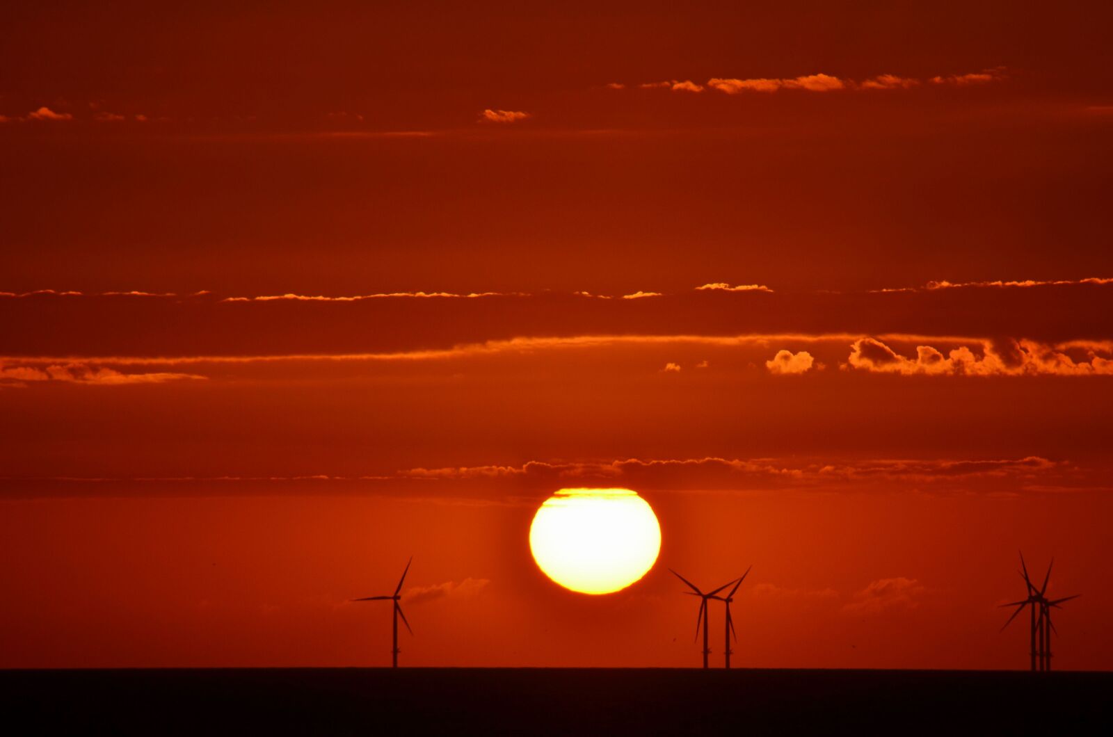 Nikon D5100 sample photo. Borkum, sunset, afterglow photography