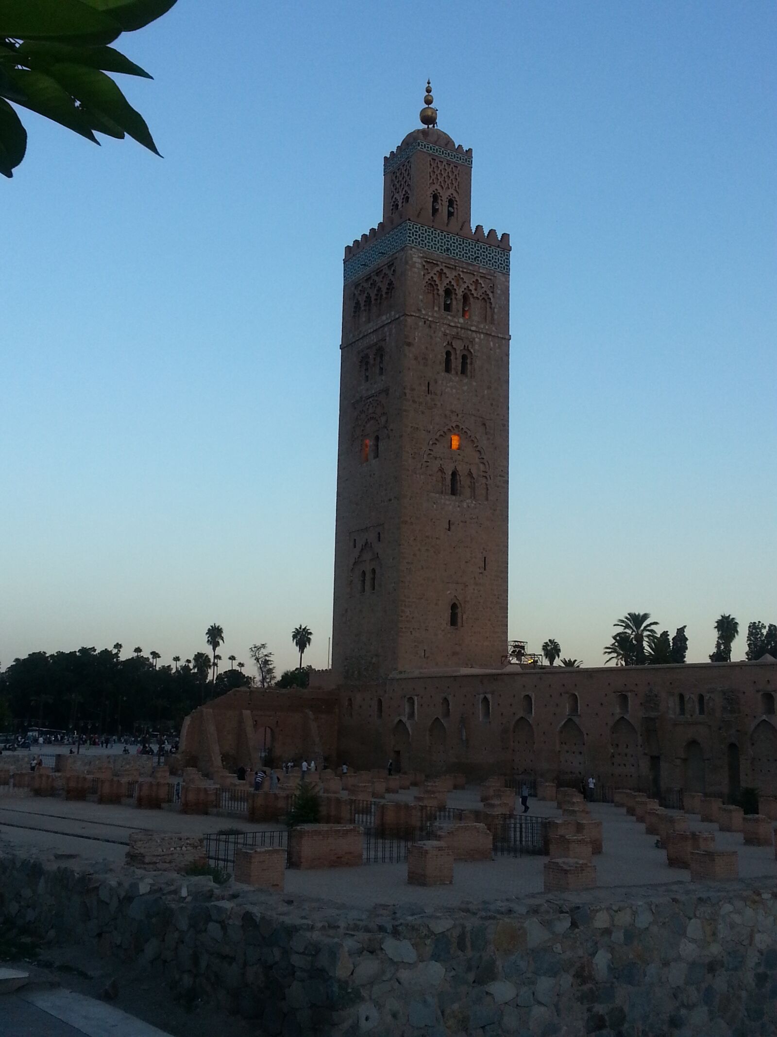 Samsung Galaxy Note2 sample photo. Koutoubia, mosque, morocco photography