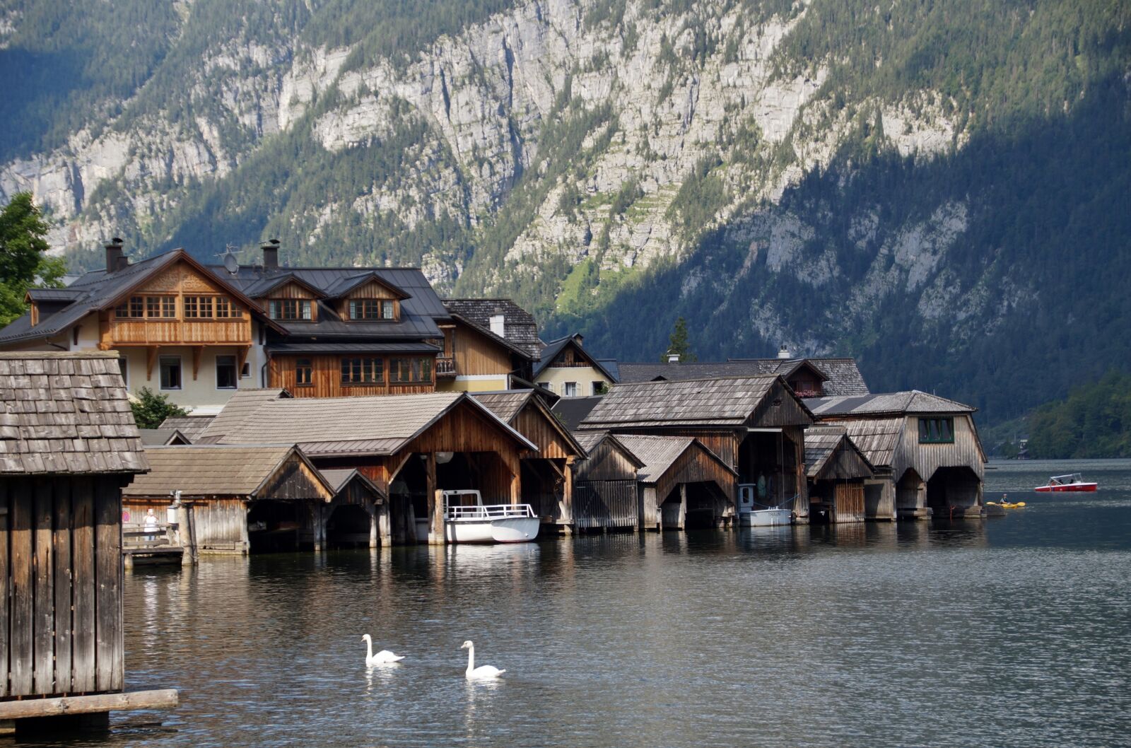 Sony SLT-A58 sample photo. Lake, hallstatt, historical photography