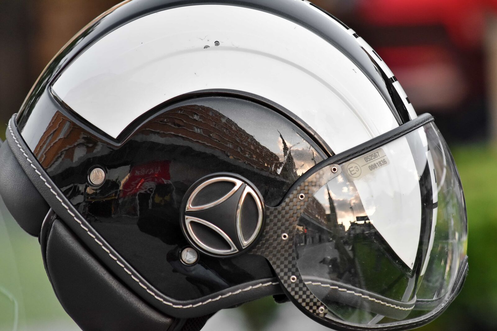 Nikon D5500 sample photo. Protection, reflection, helmet, bike photography