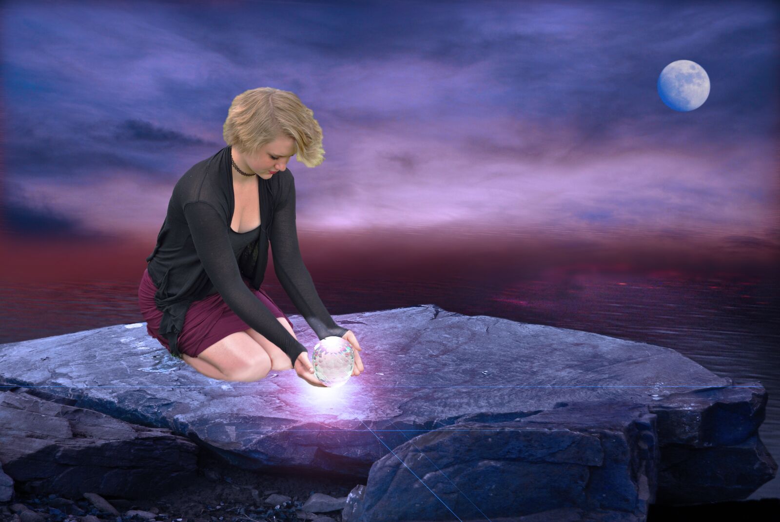 Nikon D60 sample photo. Fantasy, young girl, glowing photography
