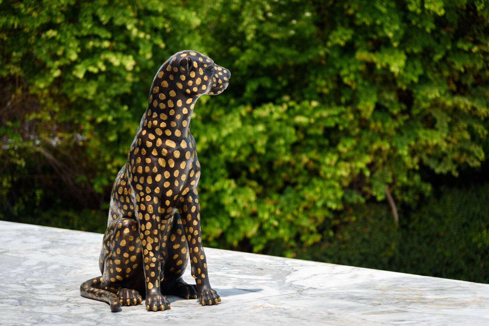 Nikon D750 sample photo. Leopard, statue, figure photography