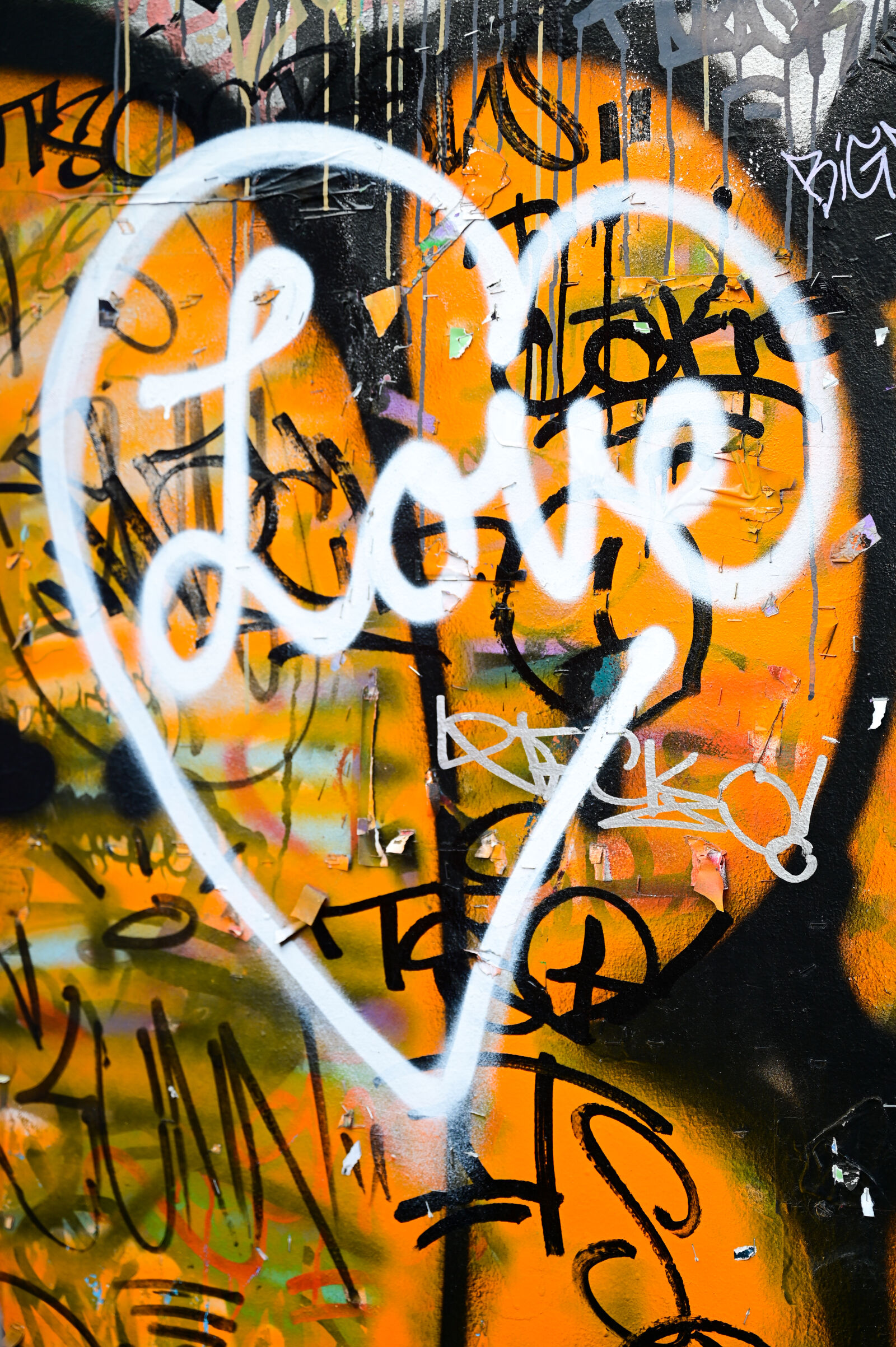 Nikon Z6 II sample photo. Graffiti love photography