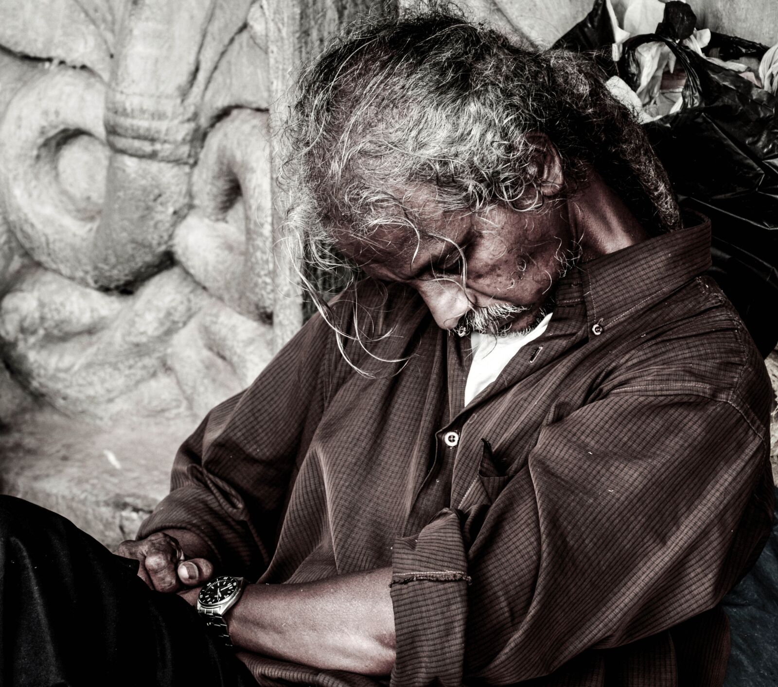 Nikon D7100 sample photo. Old man, man, old photography