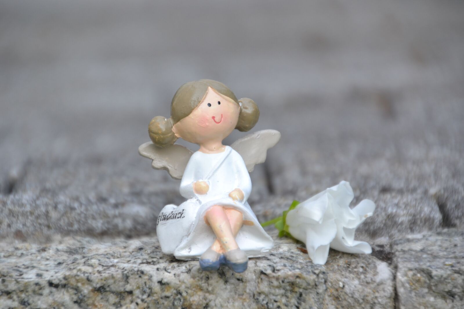 Nikon D3100 sample photo. Angel, figure, wing photography