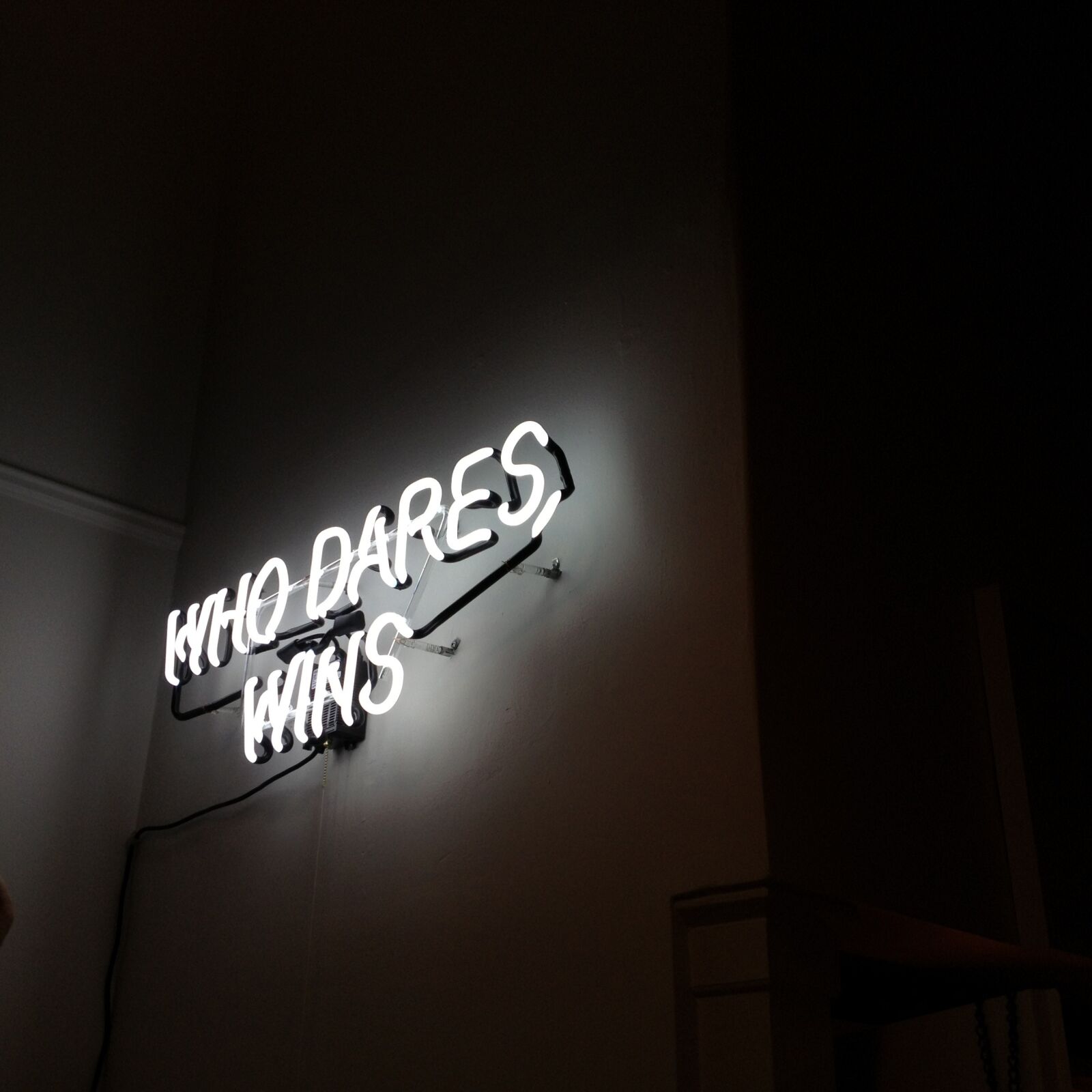 Apple iPhone 4S sample photo. Neon, sign, text photography