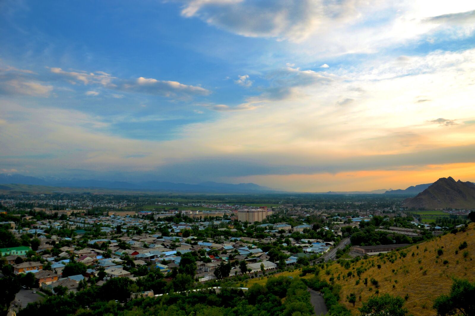 Nikon D90 sample photo. City, osh, country photography