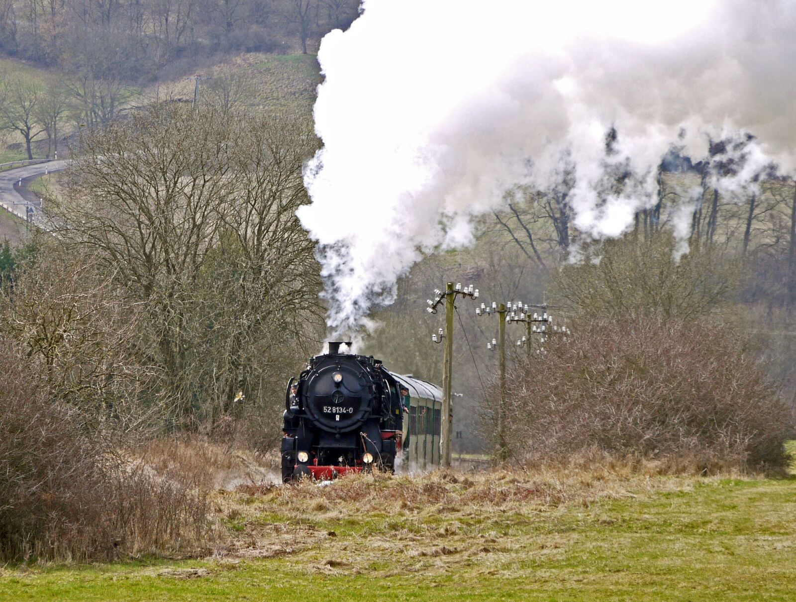 Panasonic Lumix DMC-G1 sample photo. Steam train, steam locomotive photography