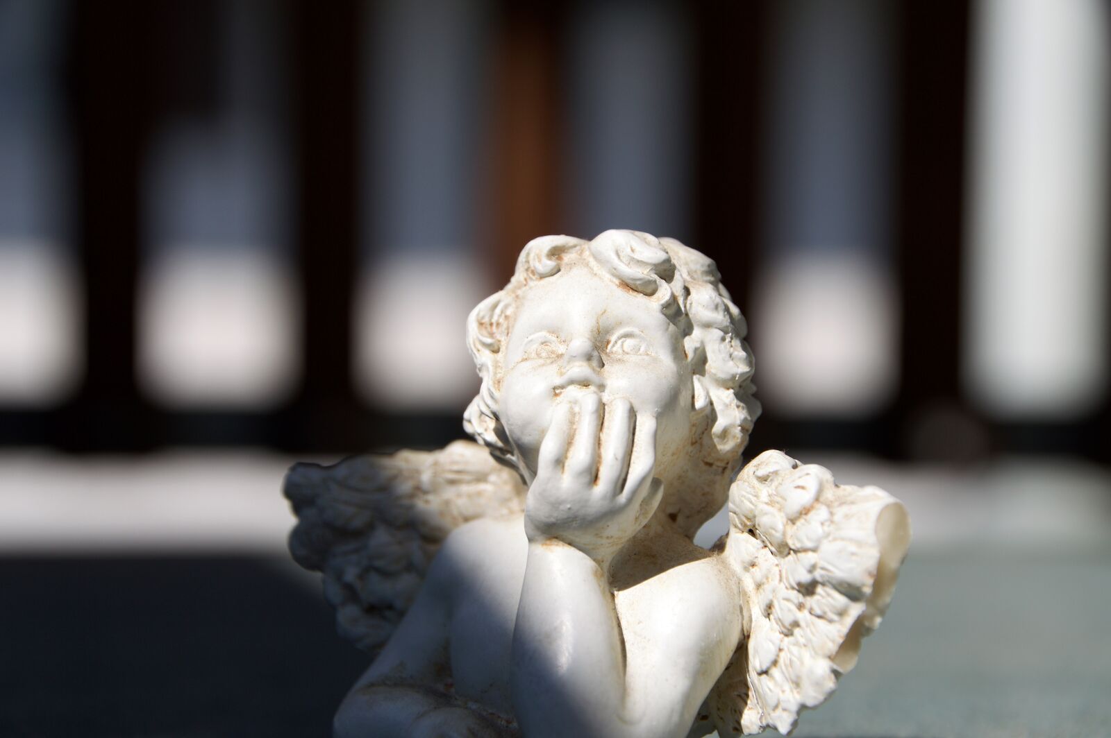 Nikon D3200 sample photo. Angel, thoughtful, light photography