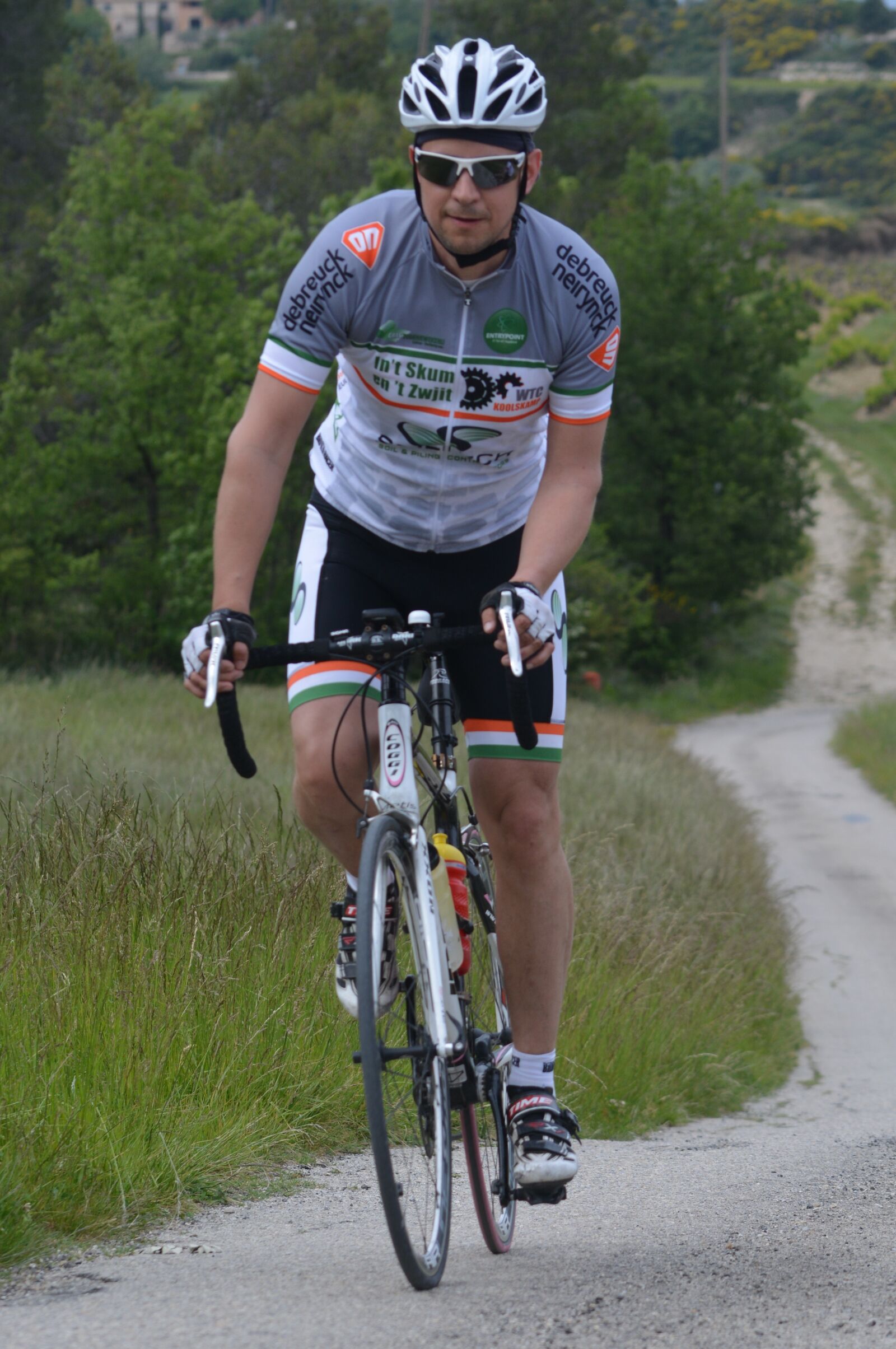 Nikon D5200 sample photo. Professional road bicycle racer photography