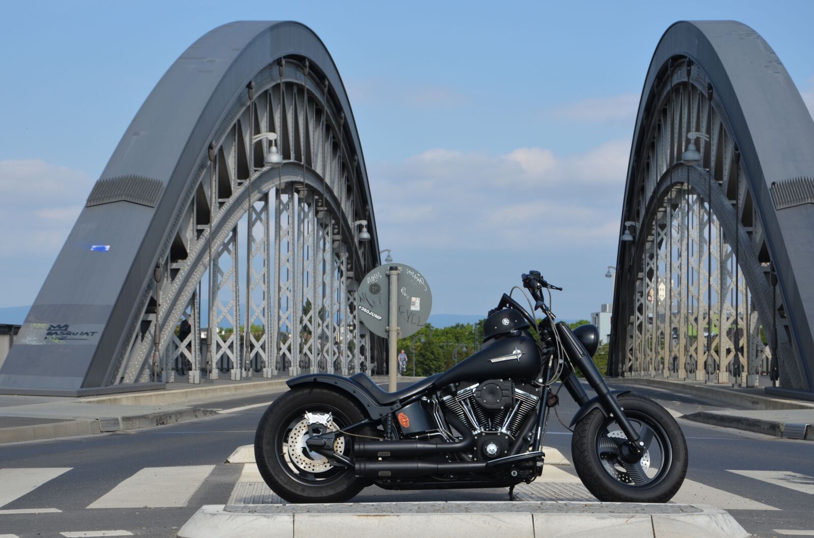 Nikon D5100 sample photo. Harley davidson, fat boy photography