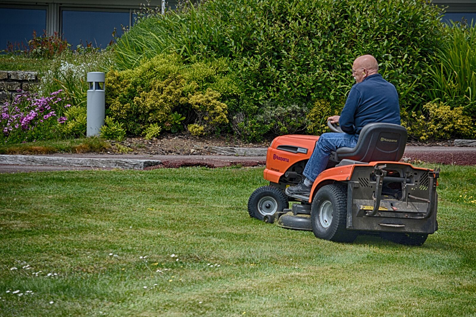 Nikon D5200 sample photo. Turf, grass, mower photography