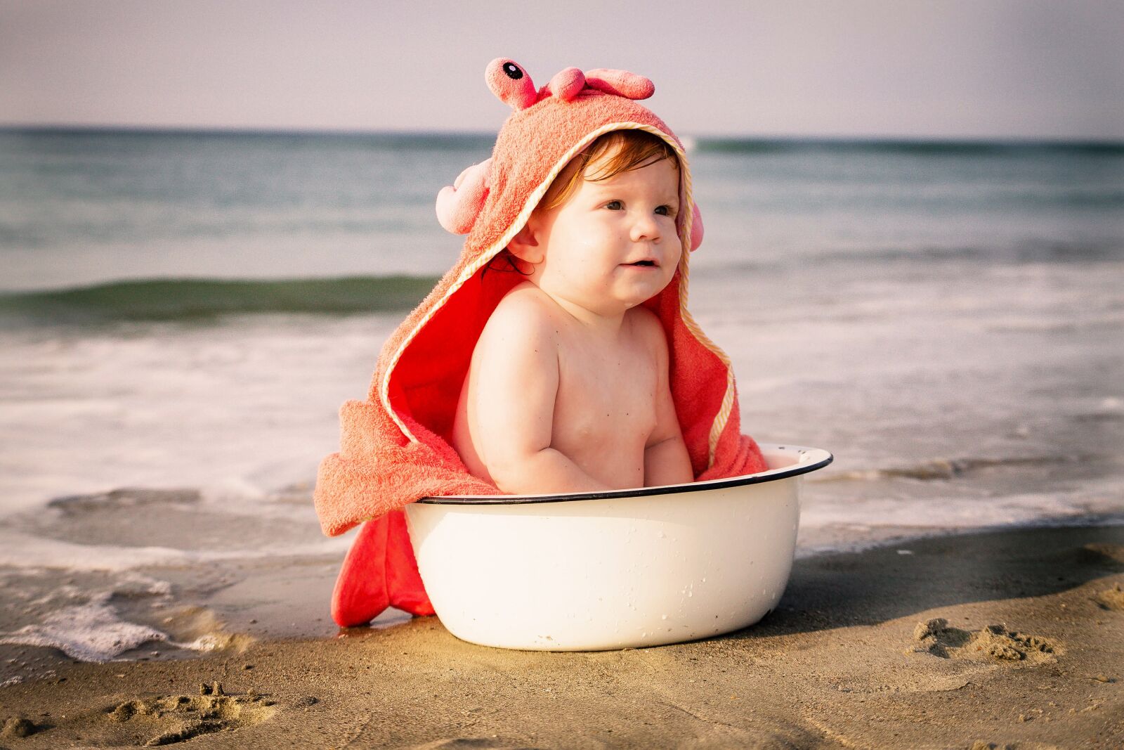 Canon EOS 1100D (EOS Rebel T3 / EOS Kiss X50) sample photo. Beach, baby, crab photography