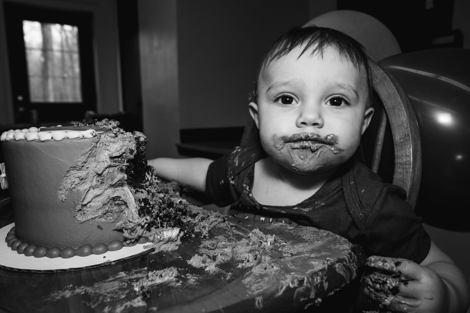 Canon EOS 6D sample photo. Birthday, black, and, white photography