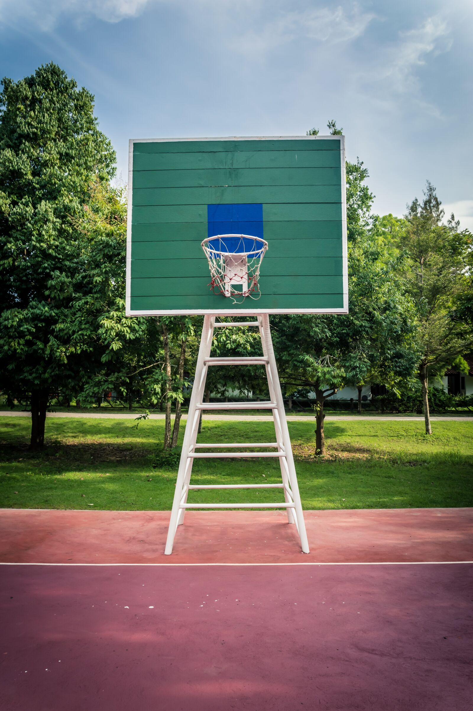 Nikon D3200 sample photo. Basketball, court, outdoor photography