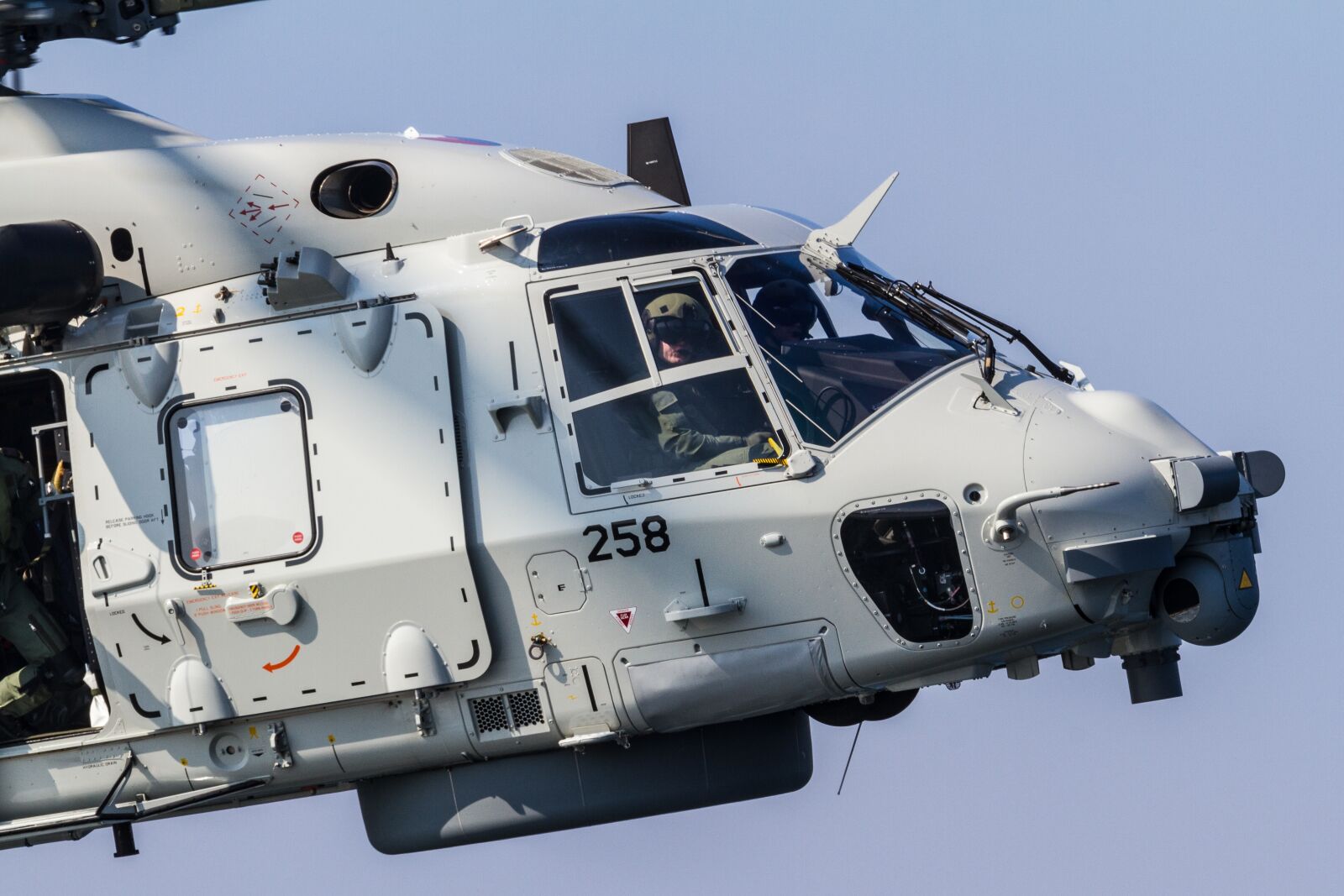 Canon EOS 7D + Canon EF 70-200mm F4L IS USM sample photo. Nh-90, marine, helicopter photography