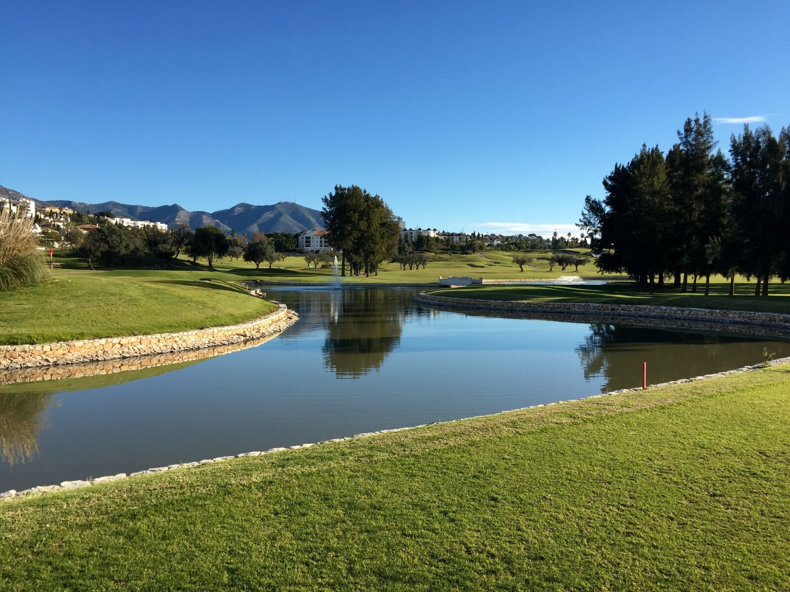 Apple iPhone 6 sample photo. Golf, golf course, field photography