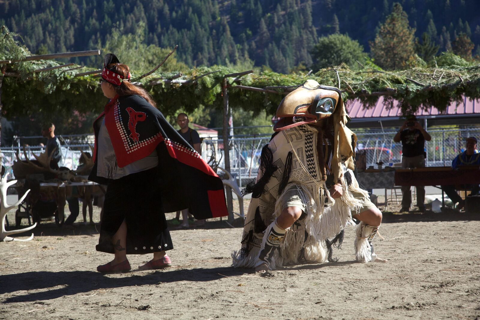 Canon EOS 5D Mark II sample photo. Native, american, dancing, masks photography