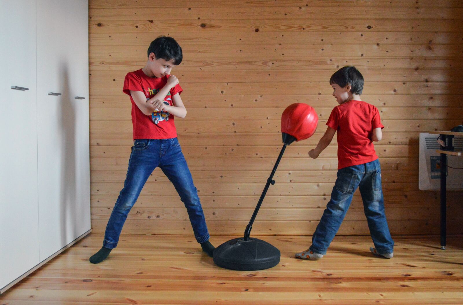 Nikon D3200 sample photo. Kids, fight, boxing photography