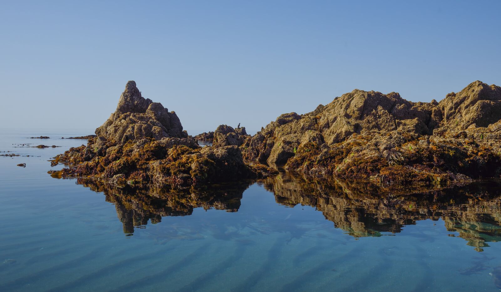 Nikon D750 sample photo. Tranquil sea, rocks, ocean photography