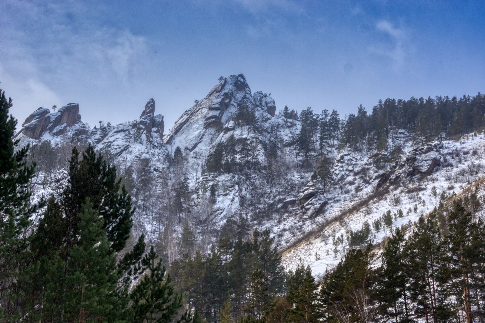 Sony SLT-A57 sample photo. Winter, siberia, mountains photography