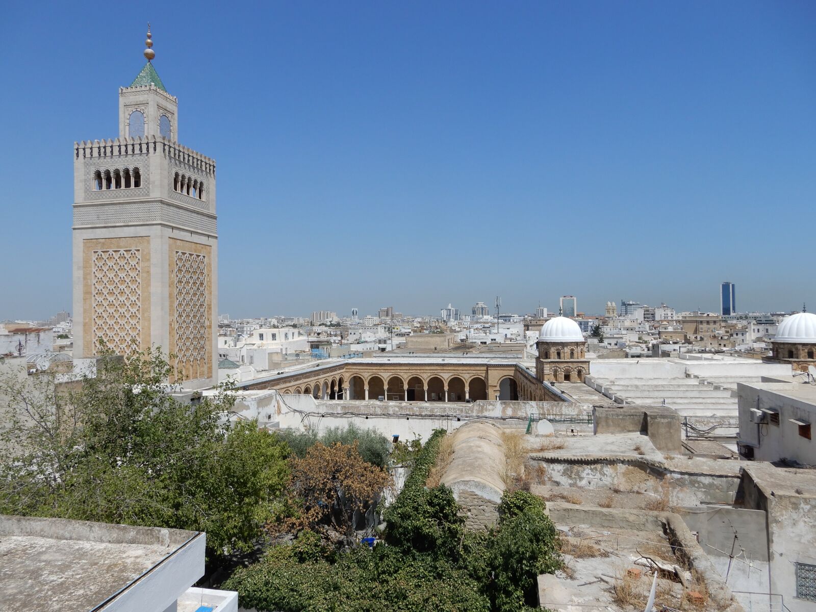 Nikon Coolpix A900 sample photo. Tunis, mosque, skyline photography