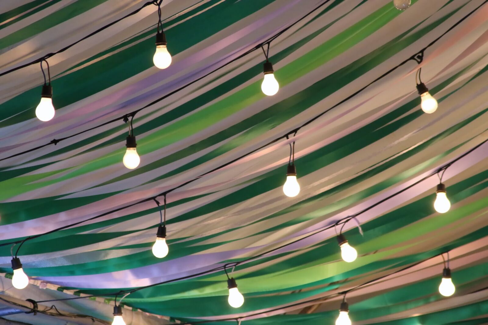Canon EOS 70D sample photo. Lights, light bulbs, green photography