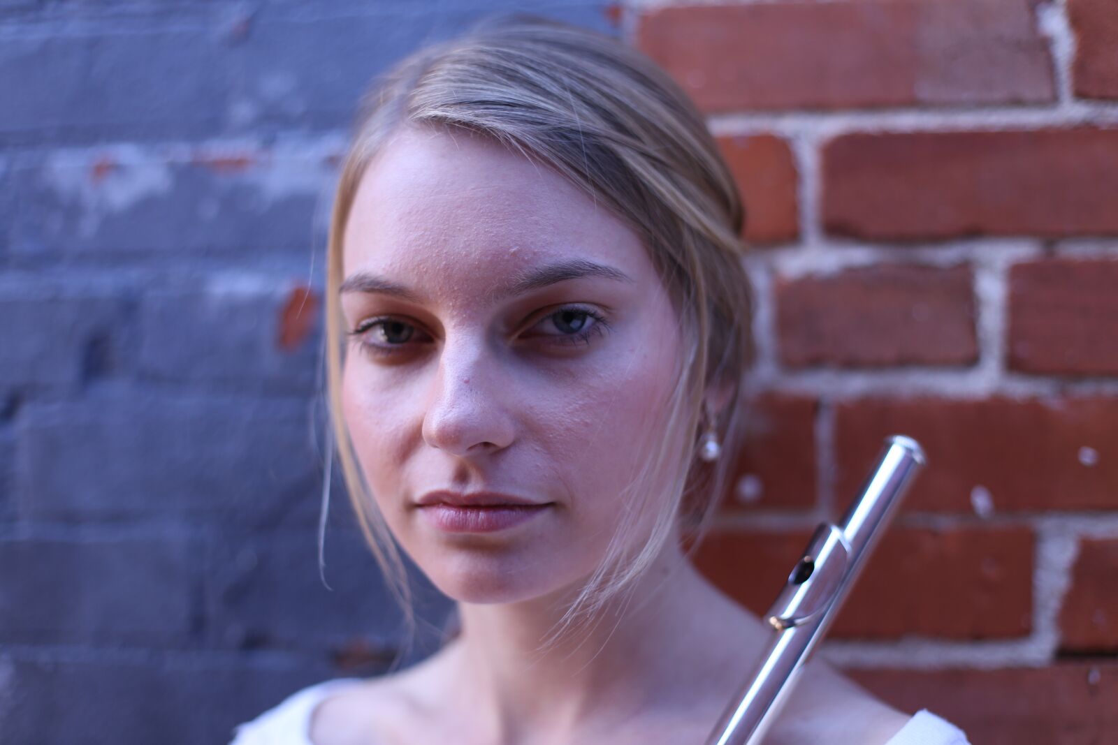 Canon EOS 6D + Canon EF 50mm F1.4 USM sample photo. Flute, music, model photography