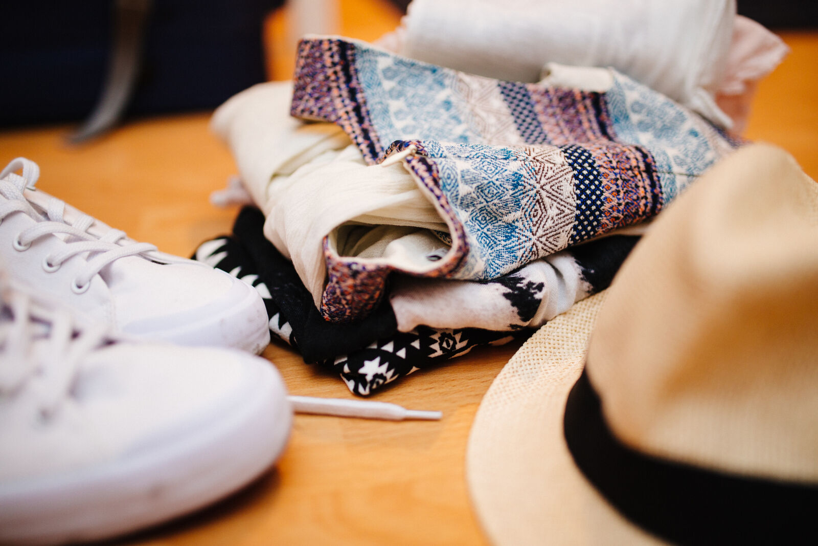 Canon EOS 6D + Sigma 35mm F1.4 DG HSM Art sample photo. Brown, fedora, hat, beside photography